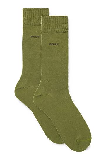 Ponožky BOSS Two-Pack of Regular-Length Socks Zelené | 50467709, 0