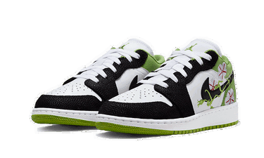 Tenisky a topánky Jordan Air 1 Low "Floral Vines" GS Zelené | DQ8389-100, 3