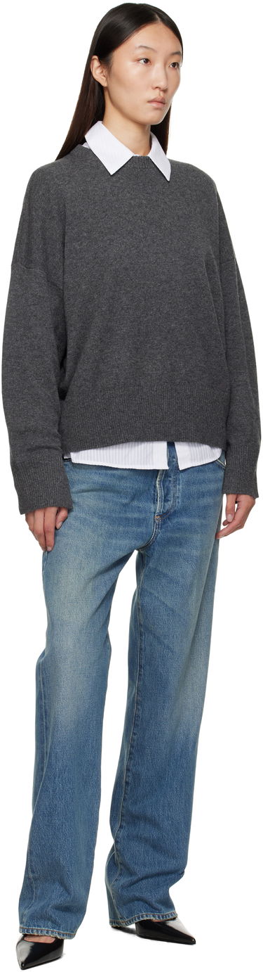 Sveter Loulou de Saison Loulou de Saison Anaa Knit Sweater Šedá | ANAA LDS, 3