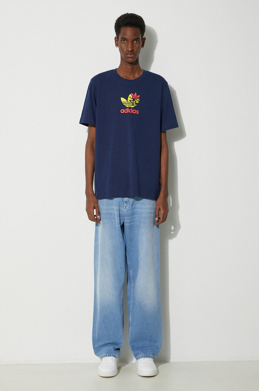Tričko adidas Originals Printed T-Shirt Modrá | IS0233, 1