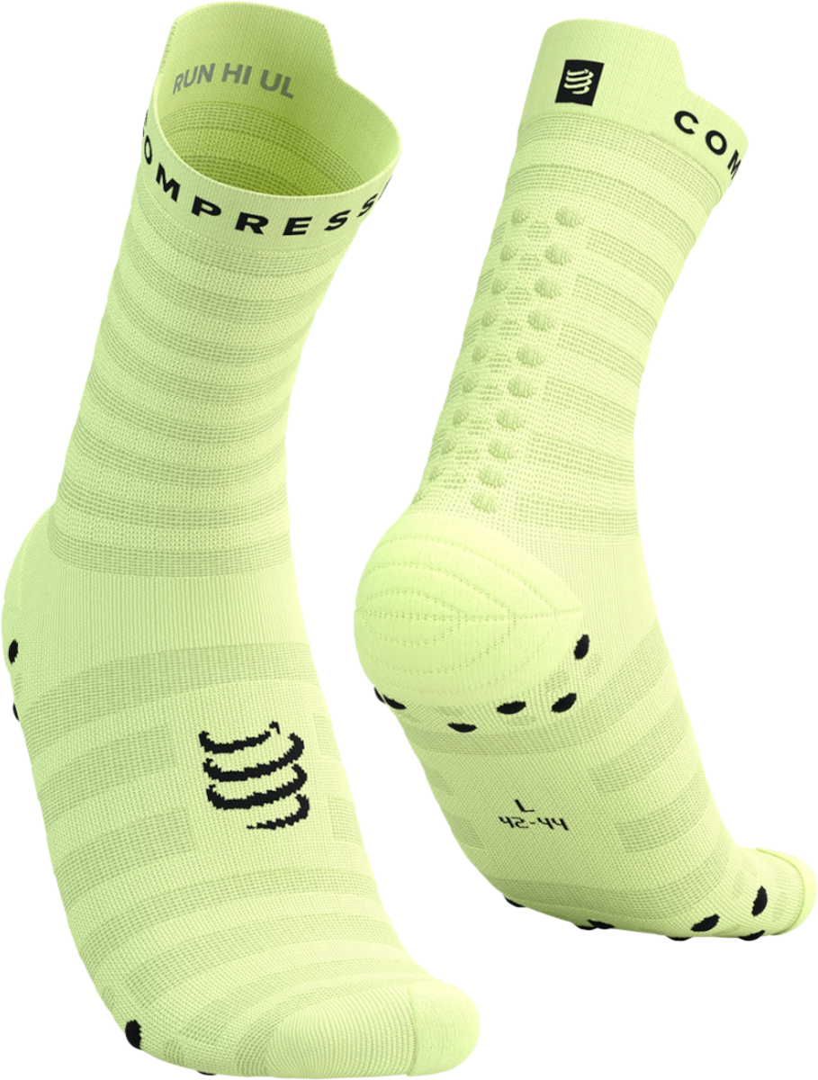 Ponožky Compressport Compressport Pro Racing Socks v4.0 Ultralight Run High Zelené | xu00050b6043, 0