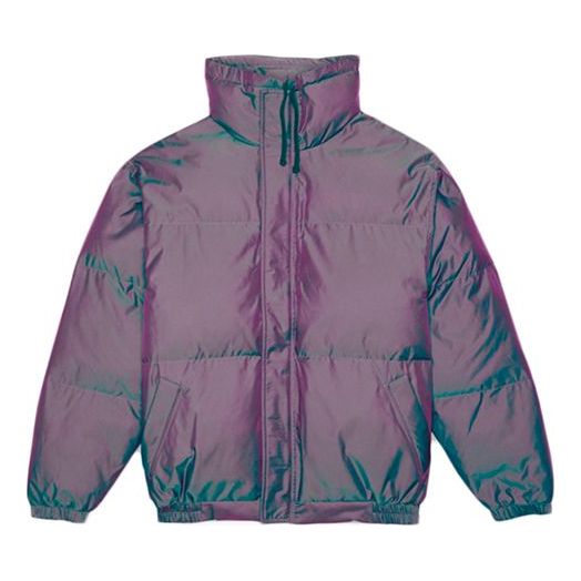 Prešívaná bunda Fear of God Fear of God Essentials Puffer Jacket Fialová | FOG-SS20-305