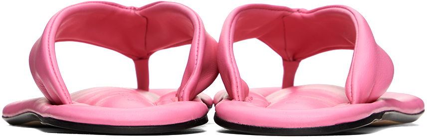 BY FAR Dasha Leather Thong Sandals
