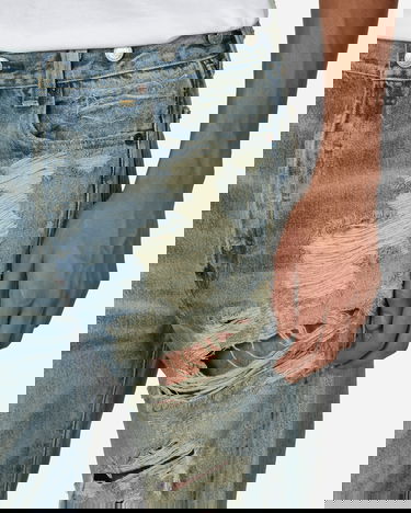 Džínsy KENZO Levi’s® 1933 x Distressed Jeans Modrá | FD65DP412LE2 DY, 5
