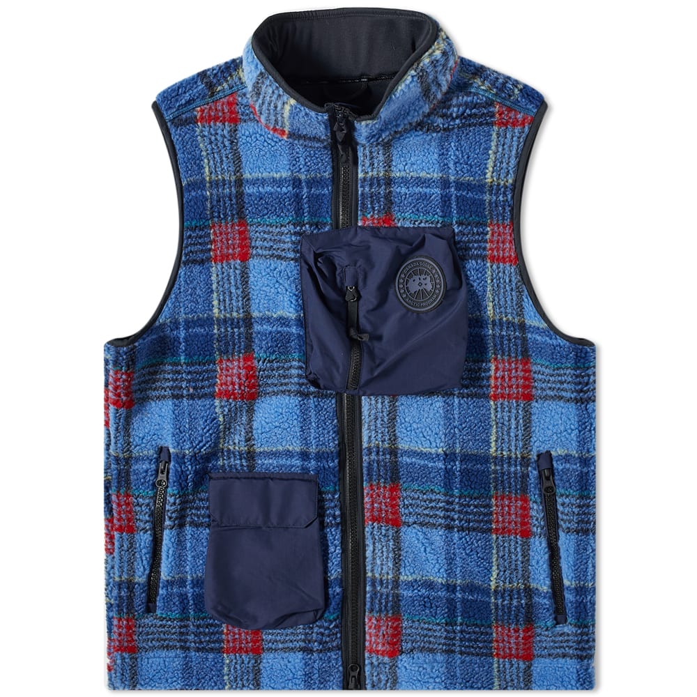 Vesta Canada Goose UNION x NBA Collection x Legion Fleece Vest Modrá | 1083UCG-1406, 0