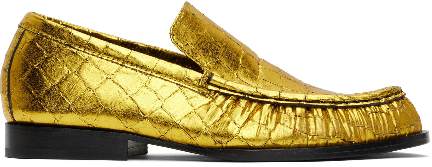 Oblečenie Dries Van Noten Dries Van Noten Metallic Loafers Žltá | WS251-1277-208, 0