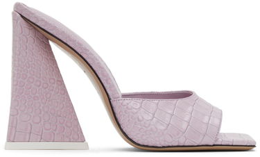 Starostlivosť o obuv The Attico Attico Devon Heeled Mules Fialová | 221WS000 EL002, 0