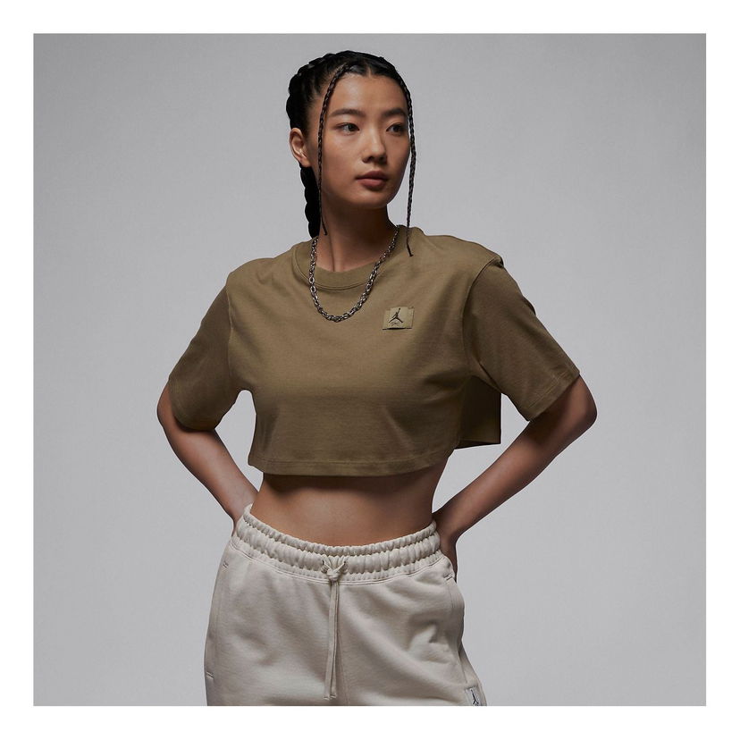 Crop Top Jordan Air Jordan Sport Cropped T-Shirt Hnedá | DZ3212-392