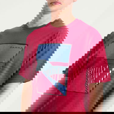 Tričko By Parra Parra Beach Parking T-Shirt Červená | 54205-RAS, 5