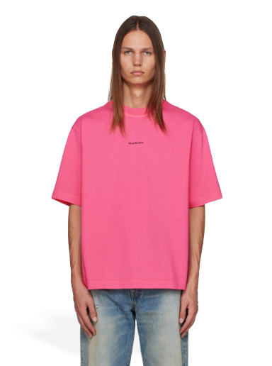 Tričko Acne Studios Relaxed Fit T-Shirt Ružová | BL0278-