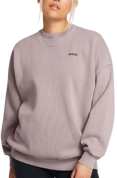 Sveter Under Armour Under Armour Icon Fleece Crew Sweatshirt Fialová | 1386486-015, 0
