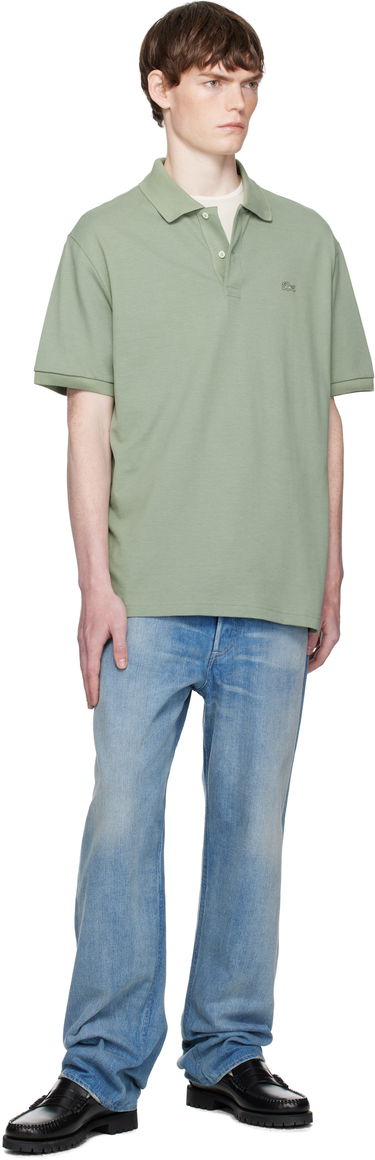 Polo tričko Lacoste Loose Fit Heavy Piqué Polo Zelené | PH7757_S86, 3