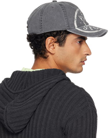 Šiltovka Acne Studios Distressed Denim Logo Cap Šedá | C40429-, 4