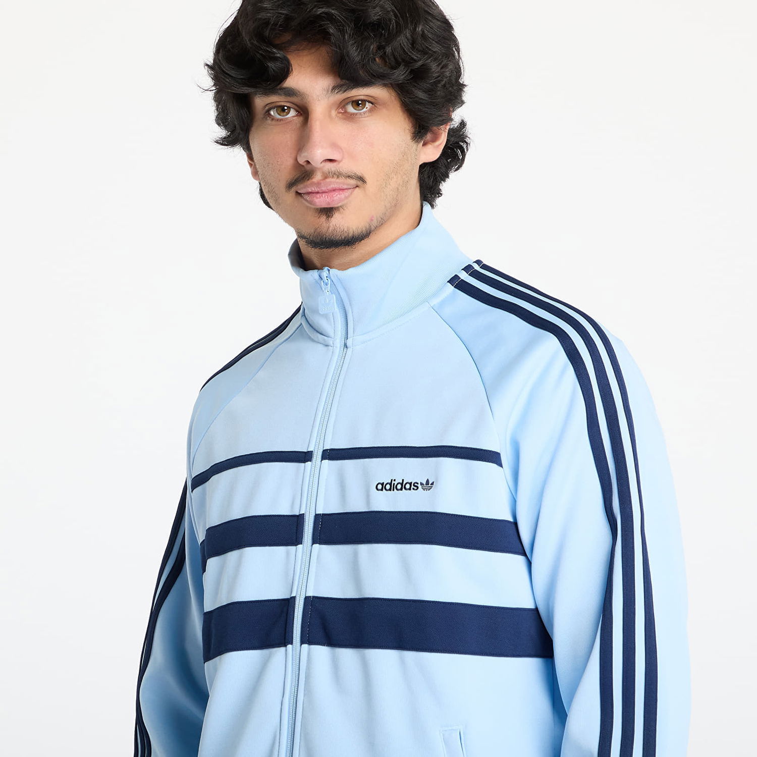 Vetrovka adidas Originals adidas The First Tracktop Modrá | JP1042, 1