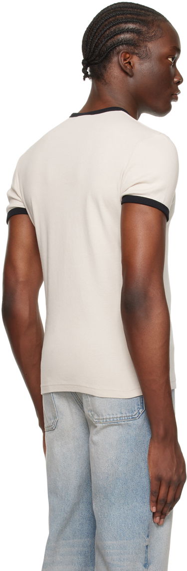 Tričko Courrèges Contrast Trim T-Shirt Béžová | 123JTS020JS0070, 2