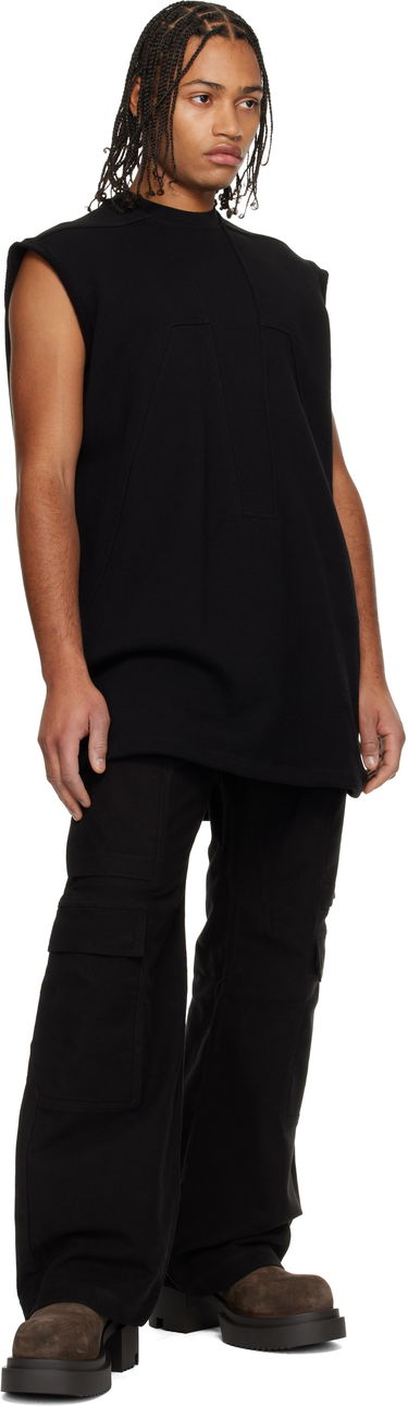 Tielko Rick Owens Rick Owens Concordians Splintered Tarp Sleeveless T-shirt Čierna | RU02E1168 JTC, 3