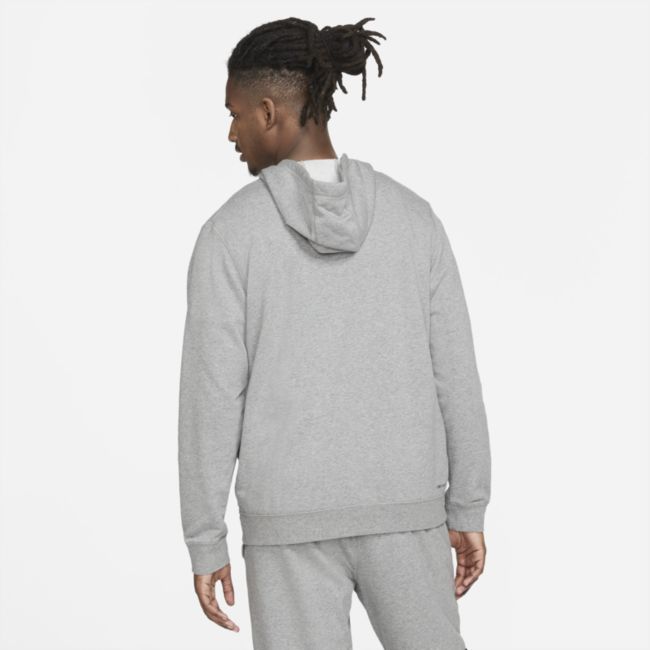 Mikina Jordan Dri-FIT Air Fleece Pullover Hoodie Šedá | DA9860-091, 1