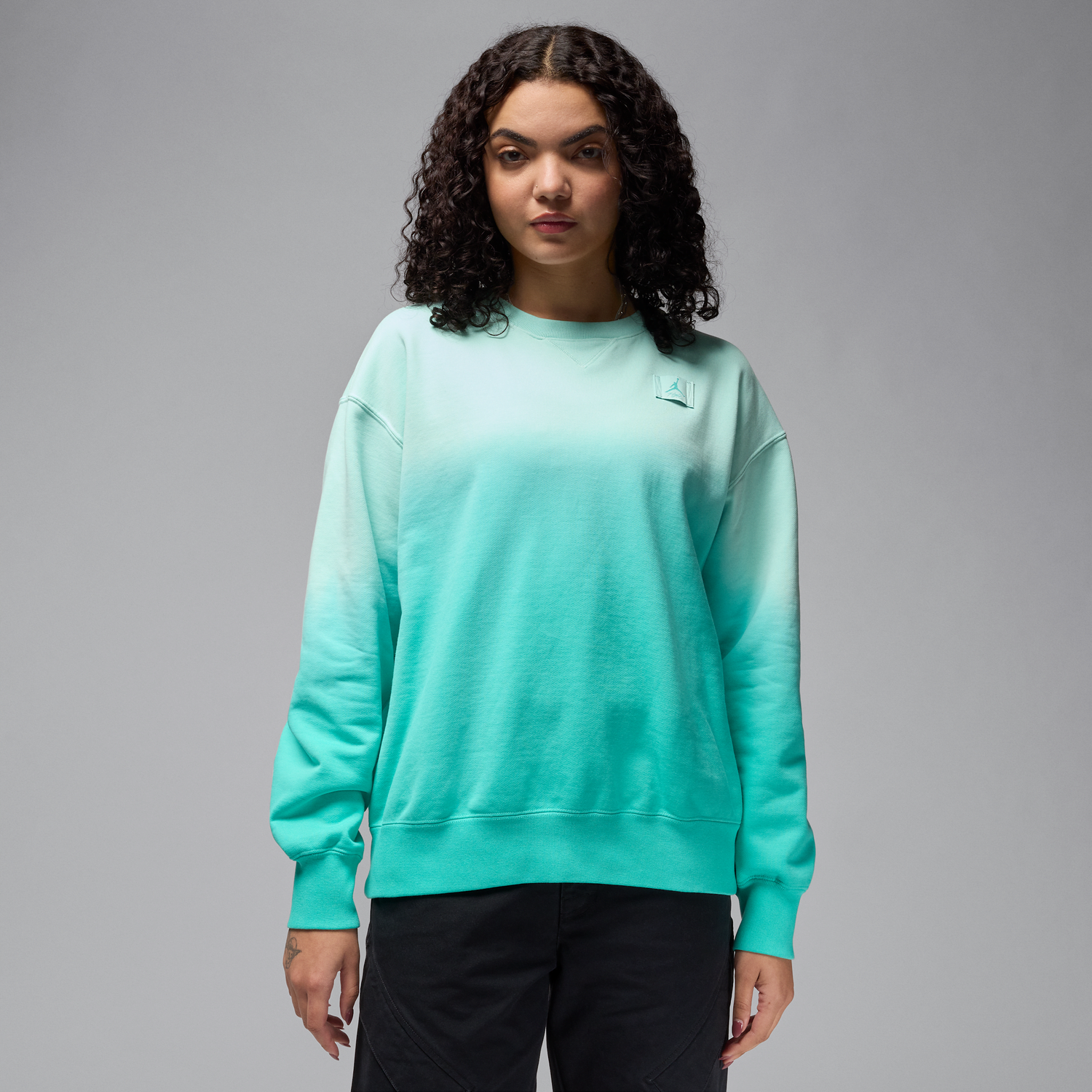 Sveter Jordan Jordan Flight Fleece Crew Sweatshirt Tyrkysová | HJ0032-357, 0