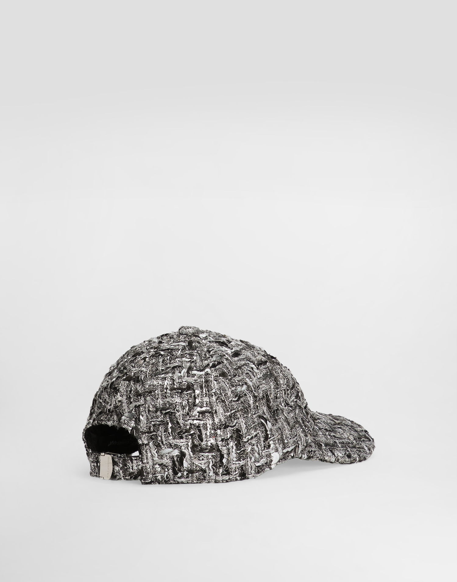 Šiltovka Dolce & Gabbana Tweed Baseball Cap Šedá | FH668ZFMMH7S8030, 1