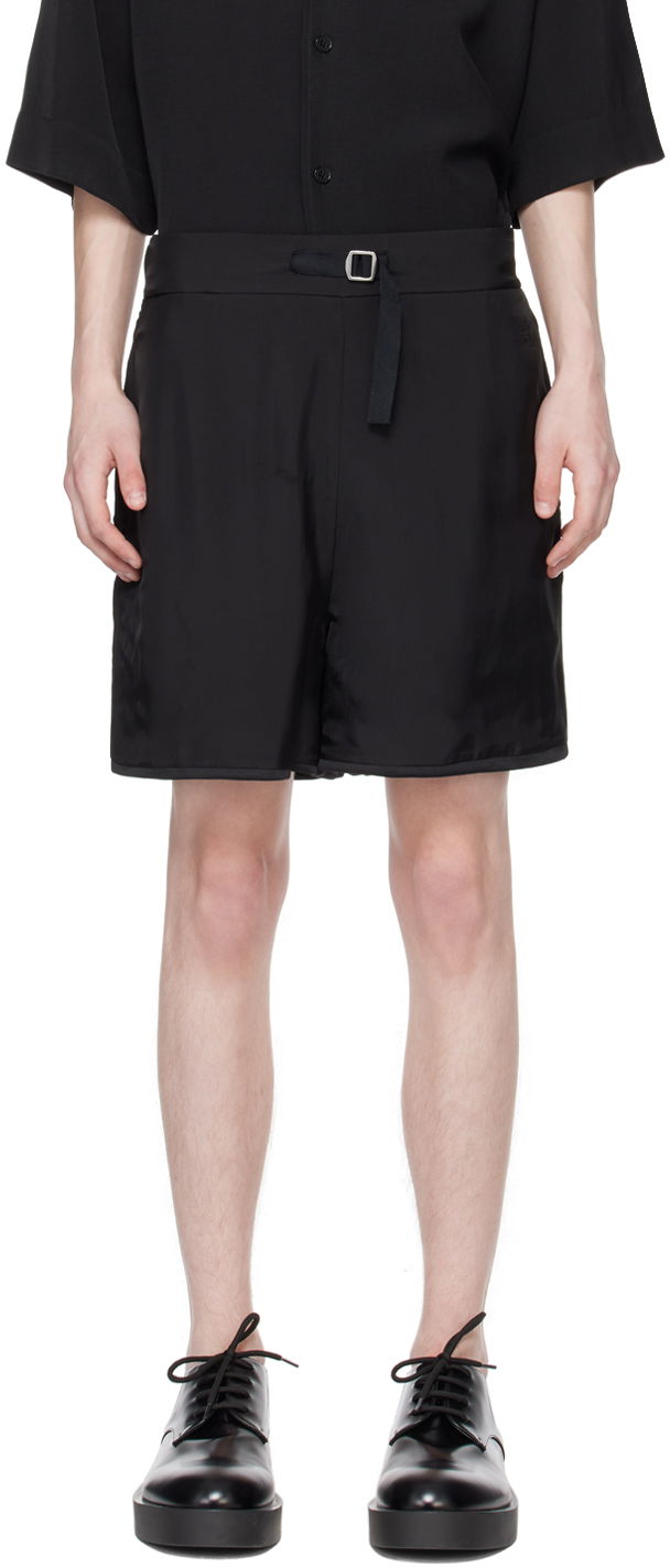 Šortky Jil Sander Oversized Reversible Shorts Čierna | J22MU0117_JTN323