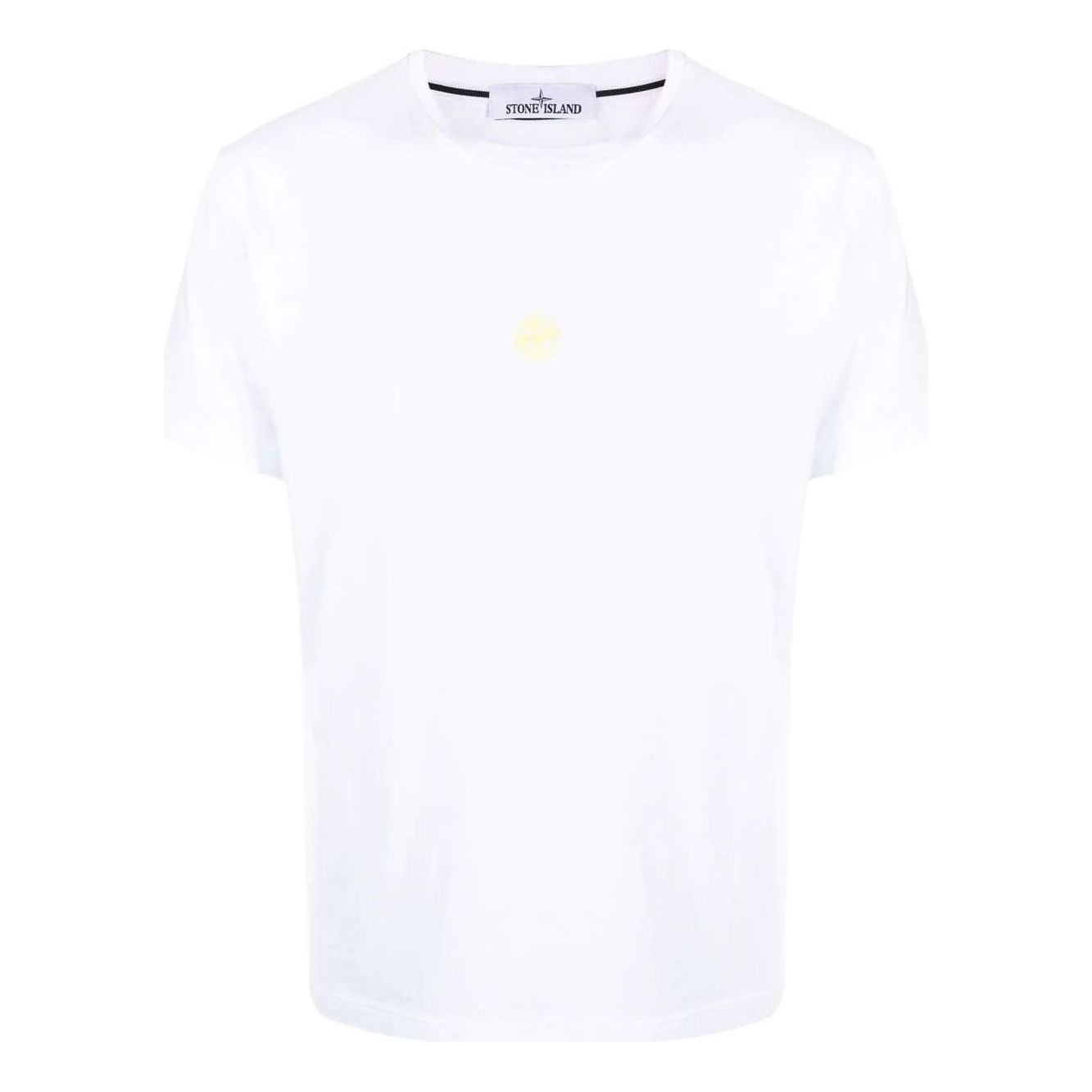 Tričko Stone Island Airbrushed Cotton T-Shirt Biela | 76152NS97-V0001, 0