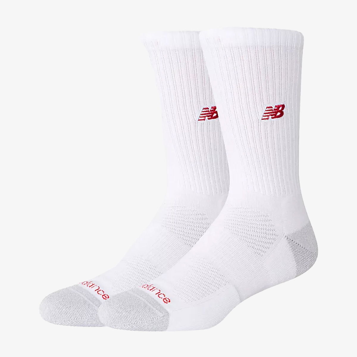 Ponožky New Balance Active Premium Crew Socks 2 Pack Biela | LAS25302-WT, 1