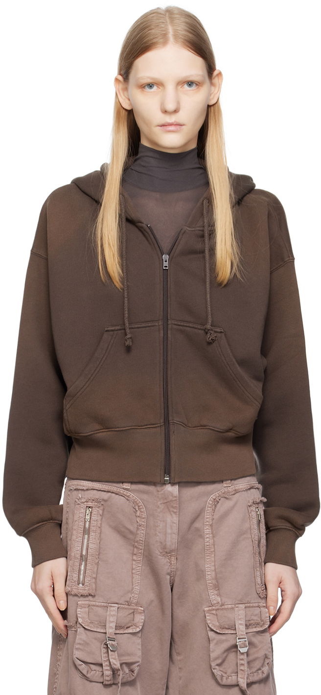 Mikina Acne Studios Dyed Zippered Hnedá | AI0138-, 0