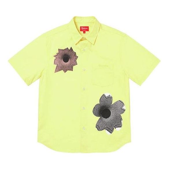Košeľa Supreme Nate Lowman Short Sleeve Shirt Žltá | SUP-SS22-219