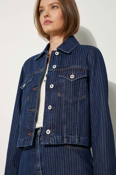 Bunda KENZO Striped Denim Jacket Modrá | FE62DV2456F2.DD, 0