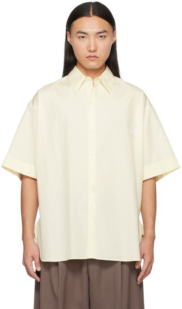 Košeľa Studio Nicholson Studio Nicholson Sorono Short Sleeve Shirt Žltá | SORONO SNM - 883, 0