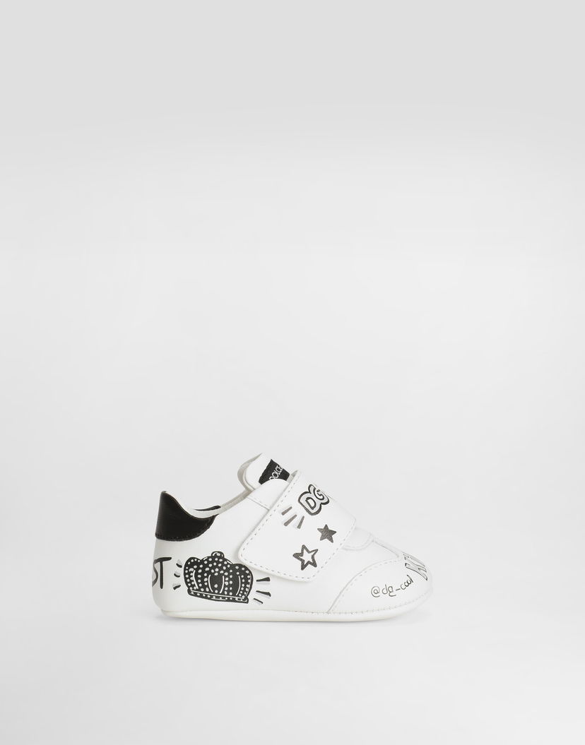 Doplnky Dolce & Gabbana Dolce & Gabbana Printed Nappa Leather Biela | DK0117AS827HWF57