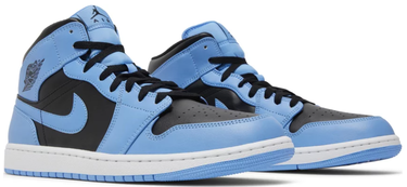 Tenisky a topánky Jordan Jordan 1 Mid Black University Blue Modrá | DQ8426-401, 1