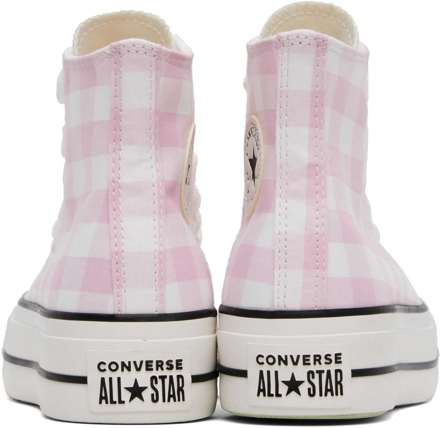 Tenisky a topánky Converse Chuck Taylor All Star Lift Platform Gingham Ružová | A13663C, 0