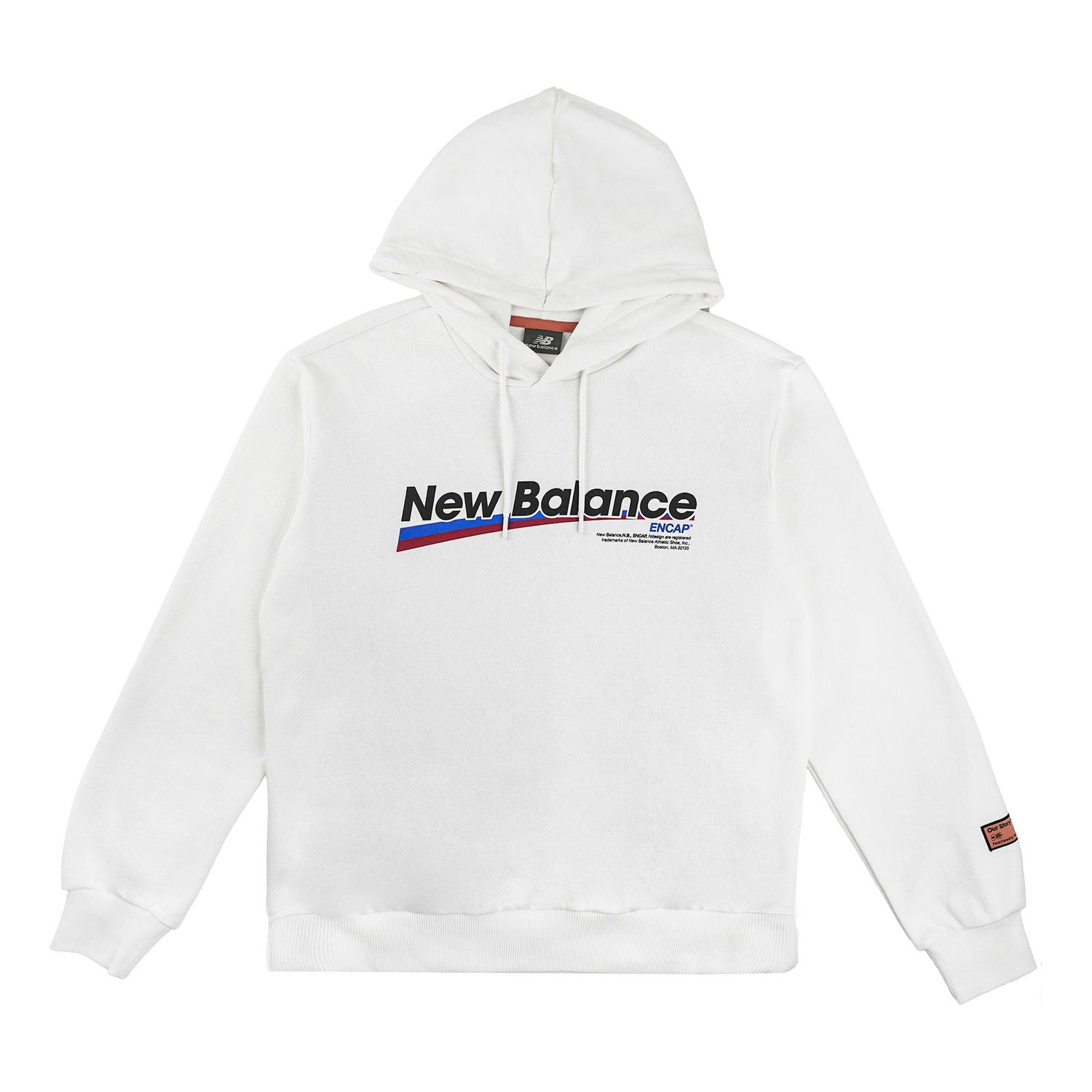 Mikina New Balance Casual Pullover Hoodie Biela | NCA34013-IV, 0