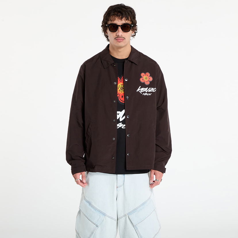 Bunda KENZO KENZO x FUTURA 2000 Light Coach Jacket Hnedá | FF65BL0619NT.91