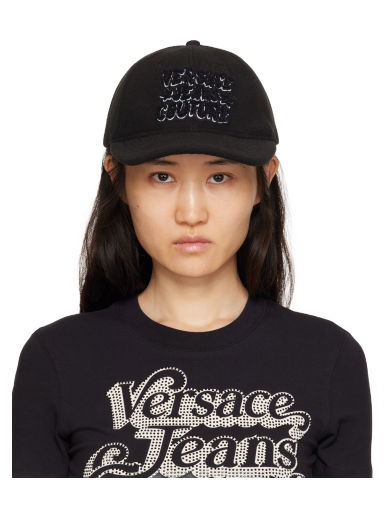 Šiltovka Versace Jeans Couture Logo Cap Čierna | E75VAZK27_EZS825