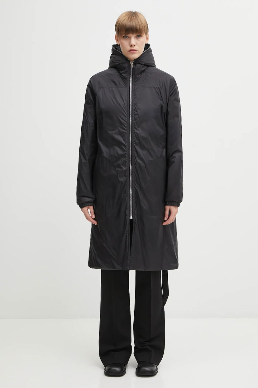 Vetrovka Rick Owens Rick Owens DRKSHDW Long Hooded Sealed Windbreaker Čierna | DS02E7923.NP