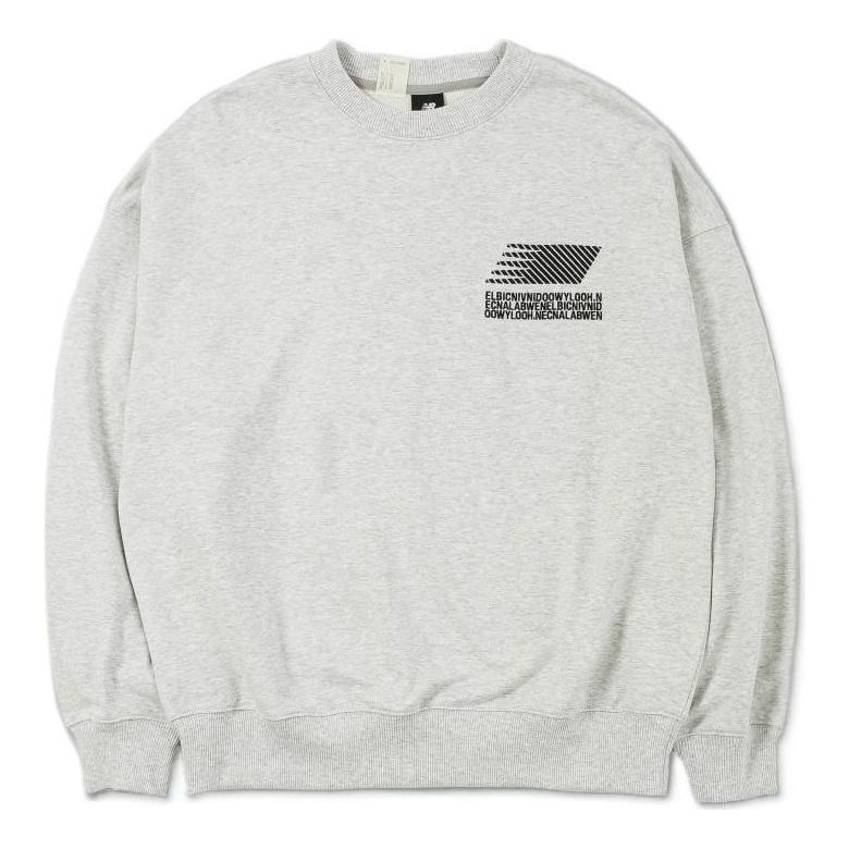 Sveter New Balance N.HOOLYWOOD Heavyweight Sweat Crew Šedá | AMT22347-DLE
