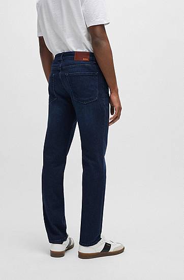 Džínsy BOSS Maine Regular Fit Comfort Stretch Jeans Modrá | 50501129, 1