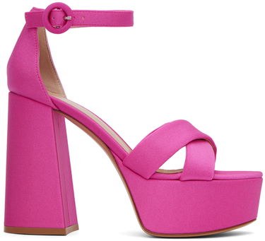 Tenisky a topánky Gianvito Rossi Sheridan Heeled Platform Sandals Ružová | G61418.70RIC.LYC, 0