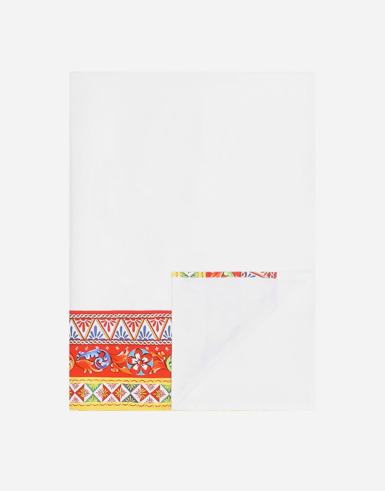 Doplnky Dolce & Gabbana Dolce & Gabbana Cotton Sateen Flat Sheet Biela | TCE047TCAKFUC123, 1