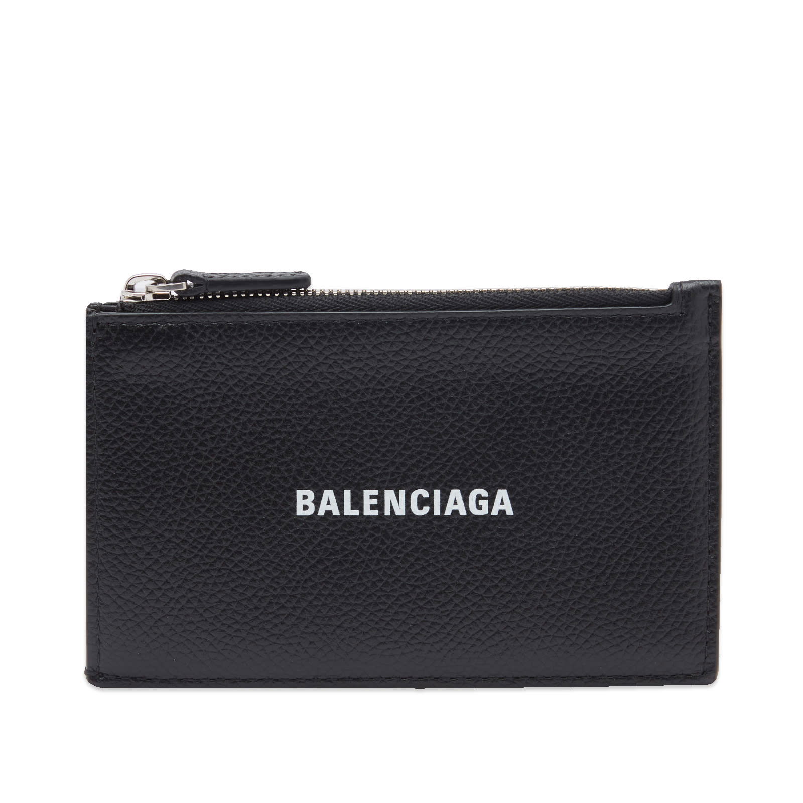 Logo Zip Cardholder Black/White