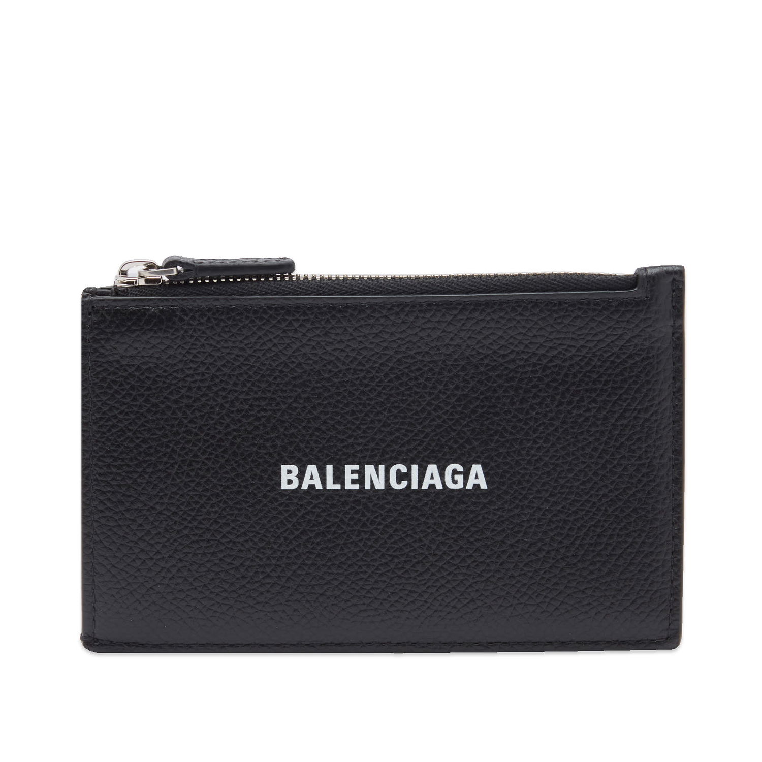 Peňaženka Balenciaga Logo Zip Cardholder Black/White Čierna | 640535-1IZI3-1090, 0