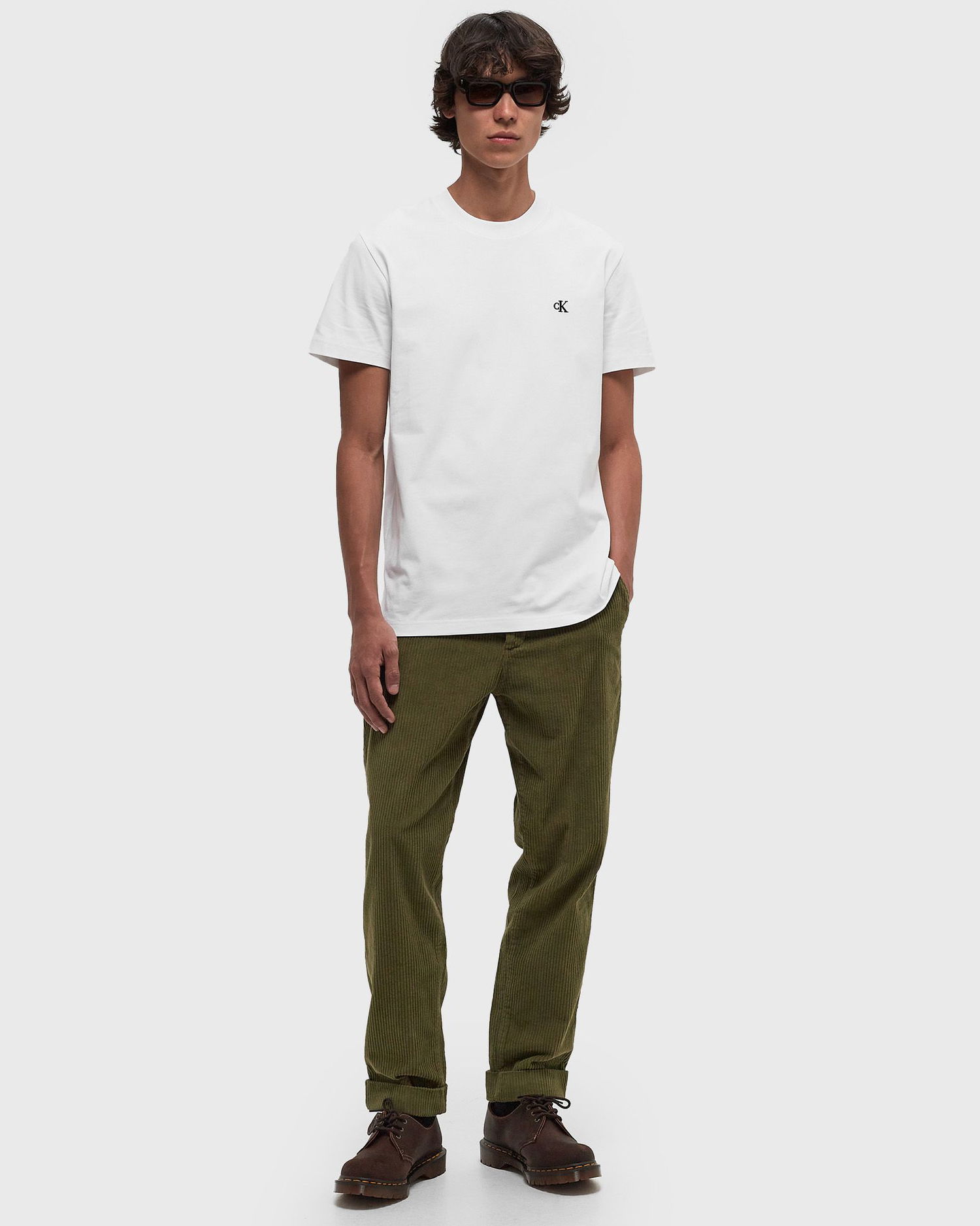 Tričko CALVIN KLEIN Calvin Klein Jeans HEAVY REGULAR T-Shirt, Size XXL Biela | J30J326683YAF, 1