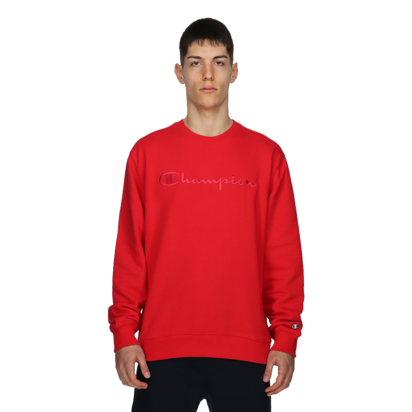 Mikina Champion Champion Embossed Logo Sweatshirt Červená | 219869-RS019