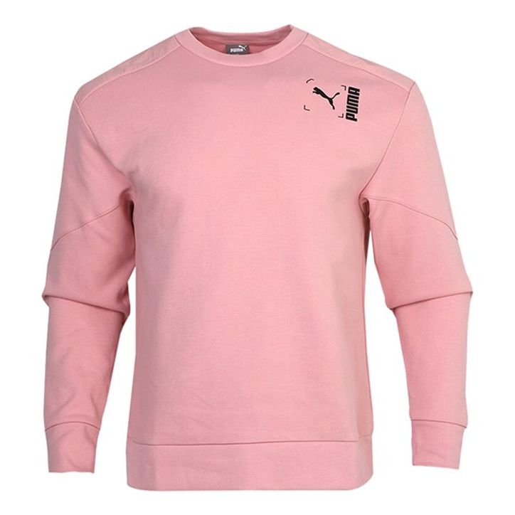 Sveter Puma Nu-Tility Men's Crewneck Sweatshirt Ružová | 585239-14, 0