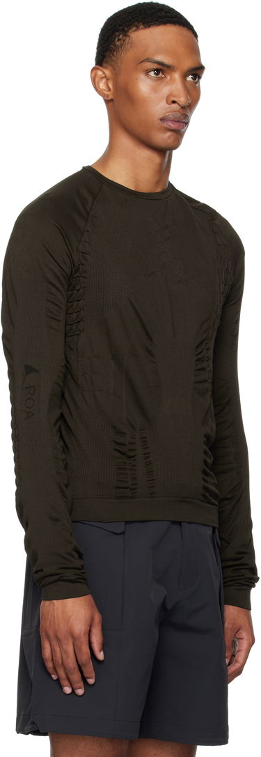 Sveter ROA ROA 3D Knit Long Sleeve Sweater Zelené | RBMW0405YA48, 1