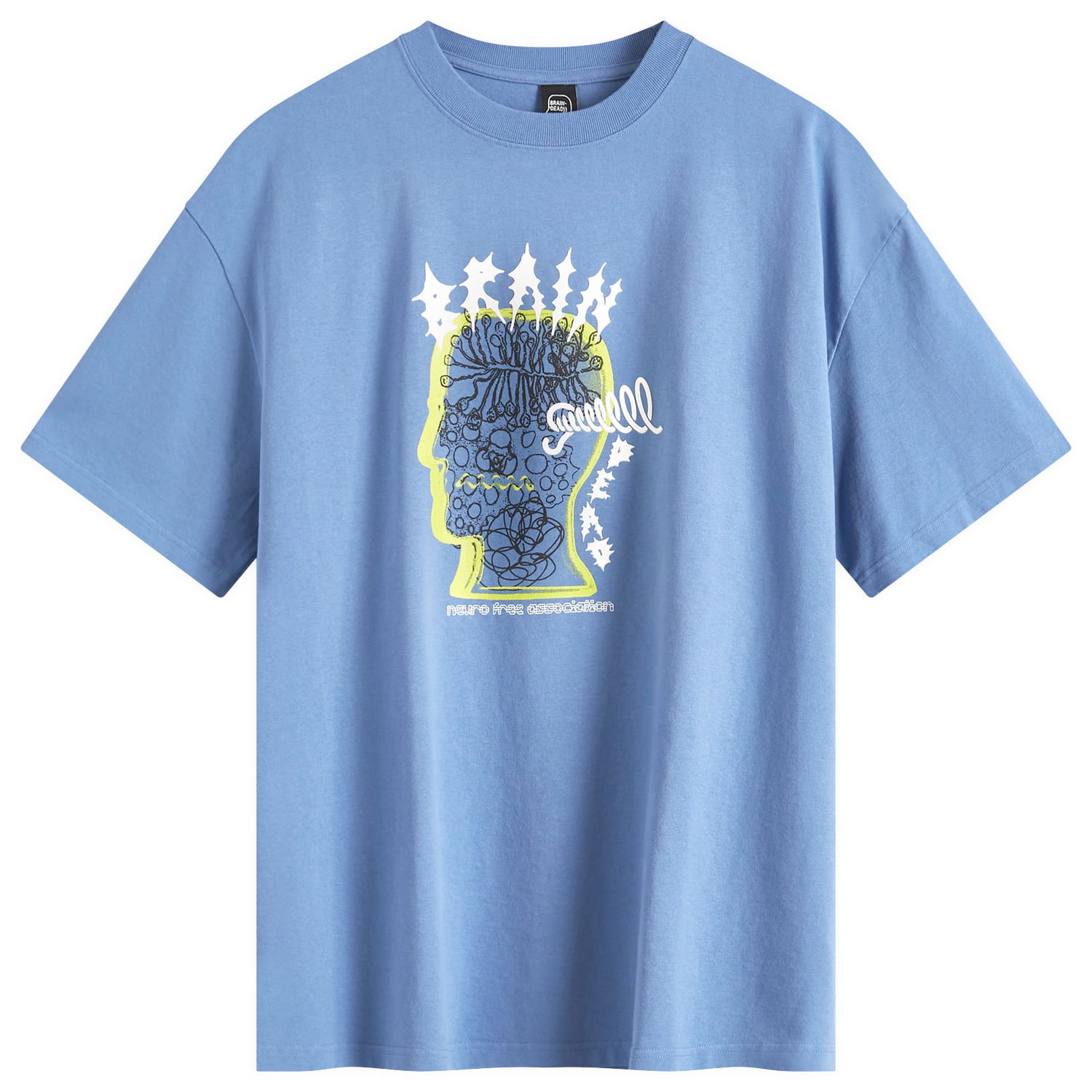 Tričko Brain Dead Rising Ear Graphic Tee Modrá | BDS25TOO0044-BLU, 1