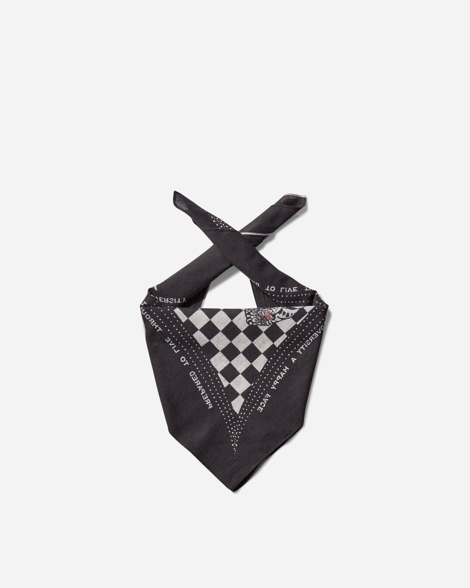 Šál KAPITAL Selvedge Bandana No Woman No Cry Čierna | EK-1539BA BLACK, 1