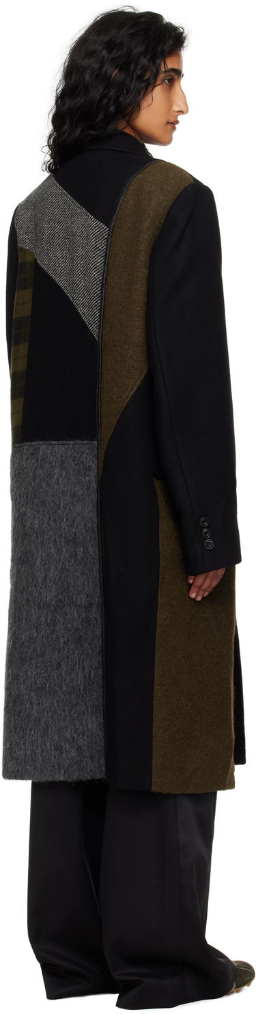 Kabáty Andersson Bell Andersson Bell Patchwork Wool Coat Čierna | awa709m, 2